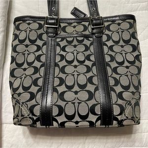 Coach purse and matching wallet